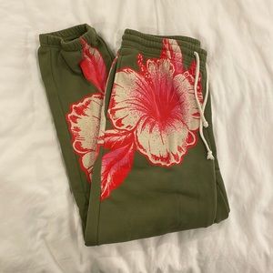 Out from under sweatpants